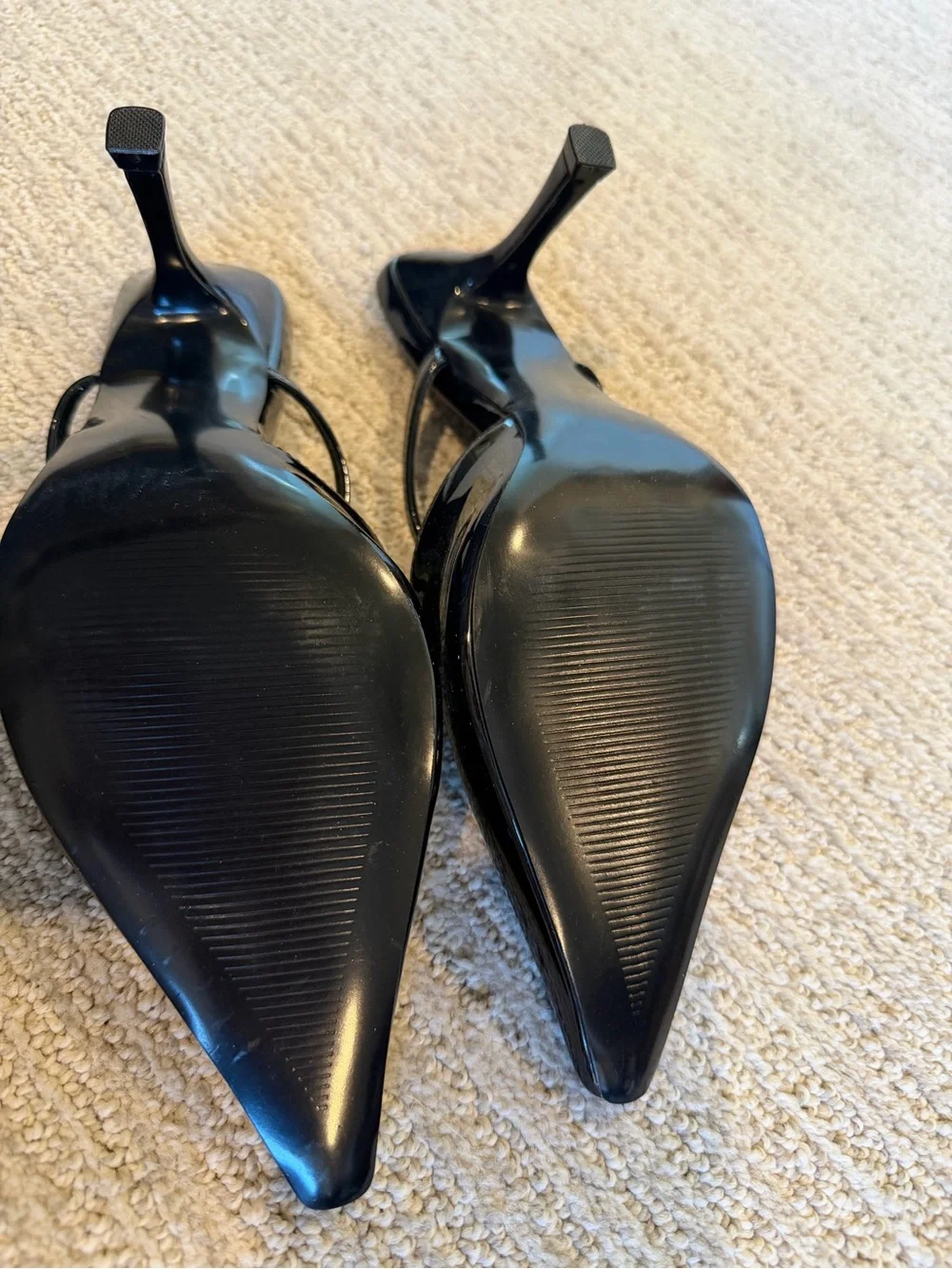 Steve Madden Brecki Black Patent Heels